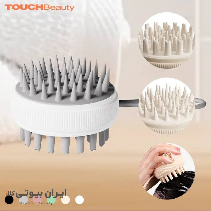 برس مراقبت از پوست سر و شامپو تاچ بیوتی مدل TB-2251 - Image 5